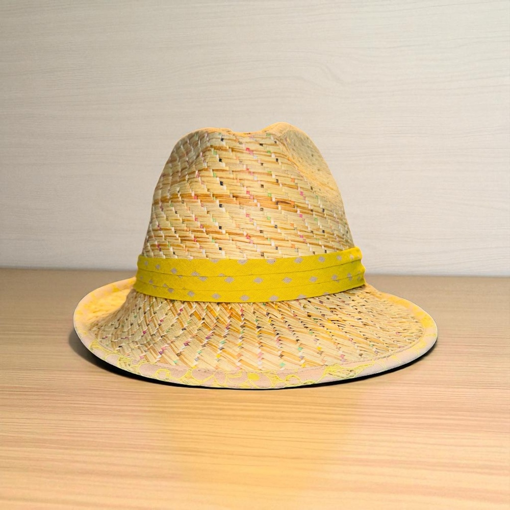 Pistil Women's FROLIC FEDORA Straw Hat Yellow Band